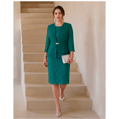 Vestido con chaqueta "zsa...