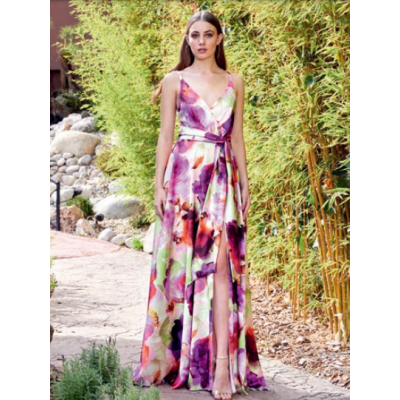 Vestido largo Herysa modelo H5113 Ambar Catalogo